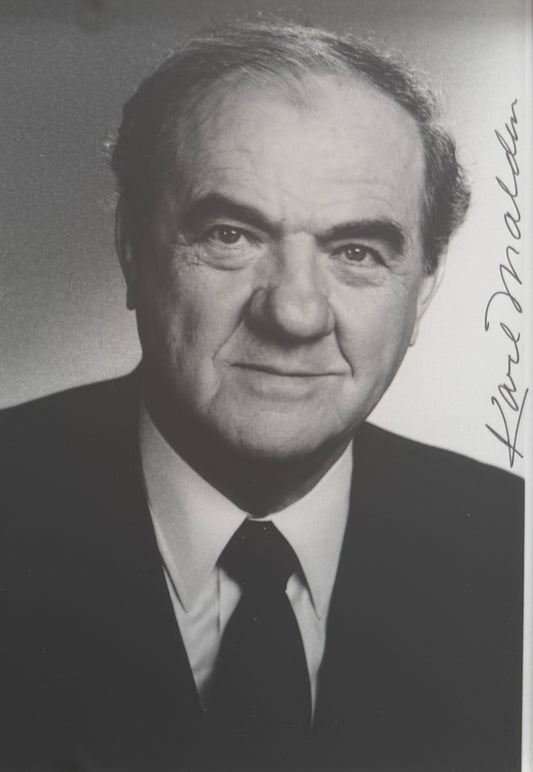 Karl Malden, Oscar Winning Actor, Hand Signed Framed, Mounted Original Publicity Photo & COA