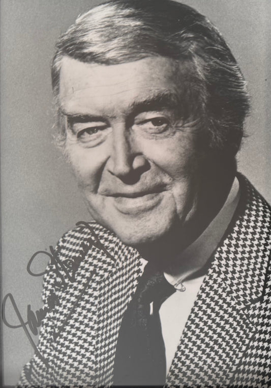 James 'Jimmy' Stewart, Hand Signed Framed Photo, 15cm x 10cm, With COA
