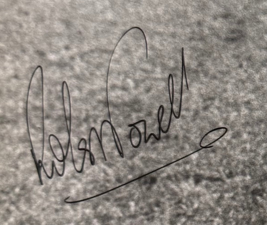 Robert Powell, Hand Signed 25cm x 20cm Publicity Photo With COA