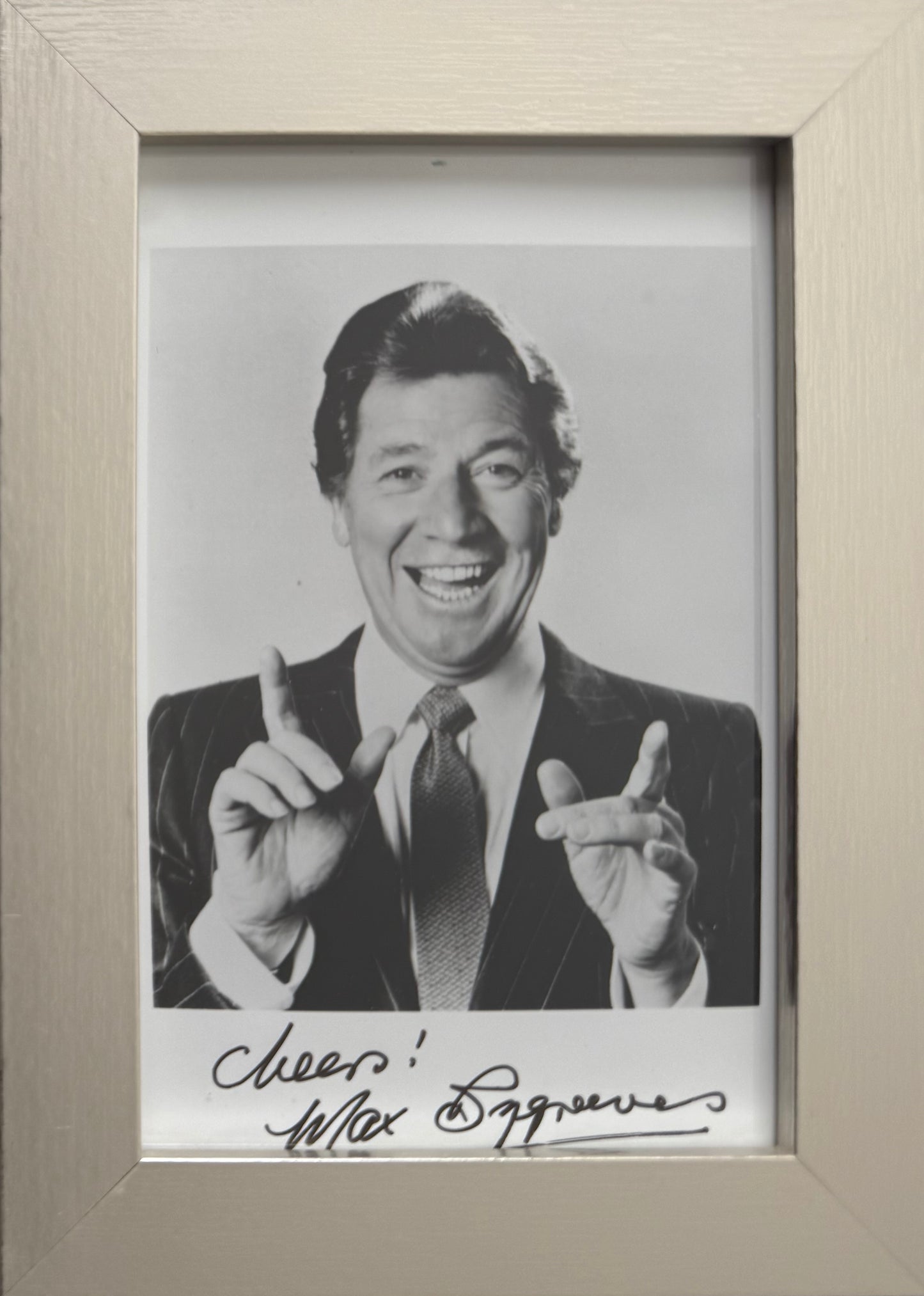 Max Bygraves, Hand Signed Framed Mounted Original Publicity Photo & COA