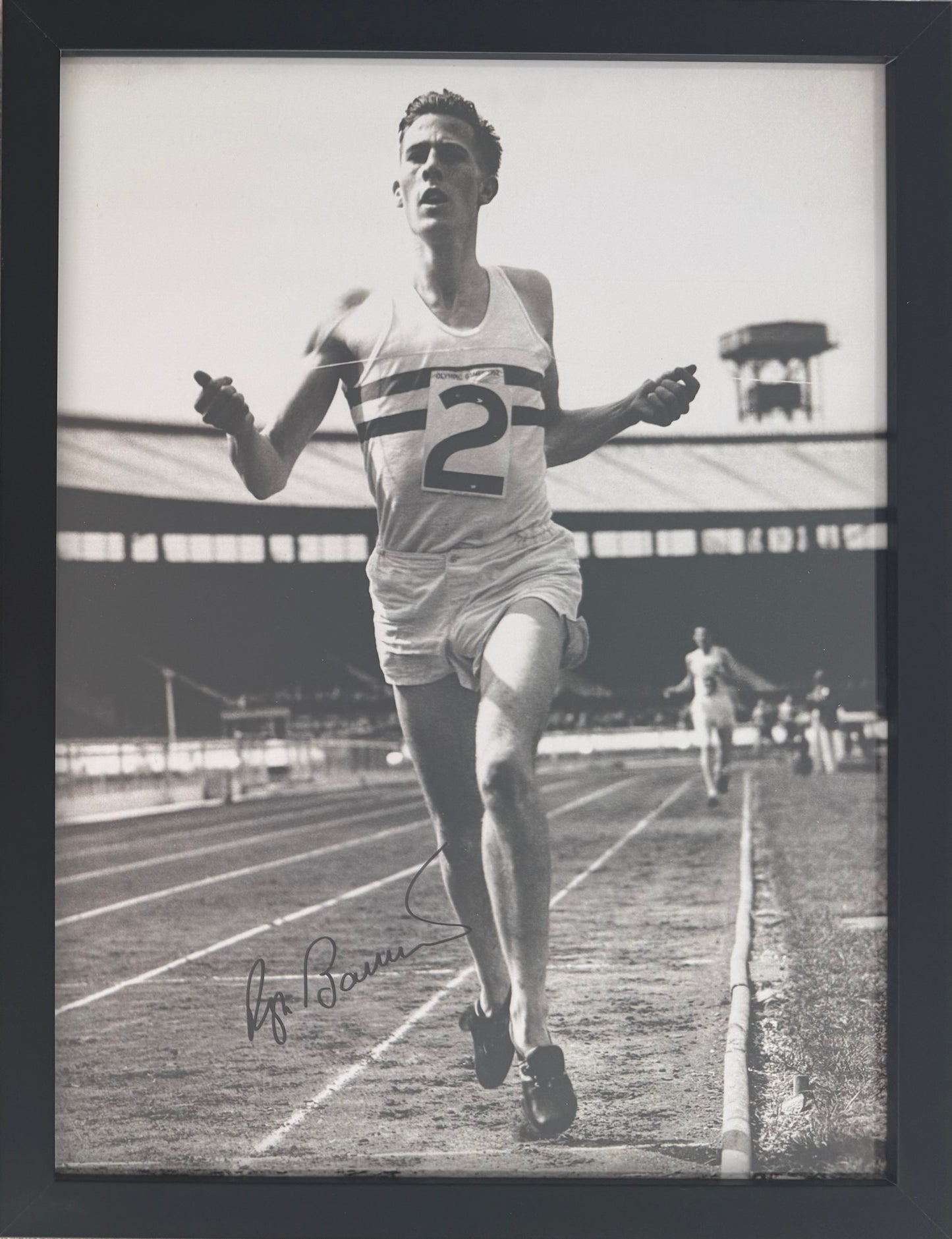 Sir Roger Bannister, Iconic Athlete, Hand Signed Framed Photo Presentation & COA