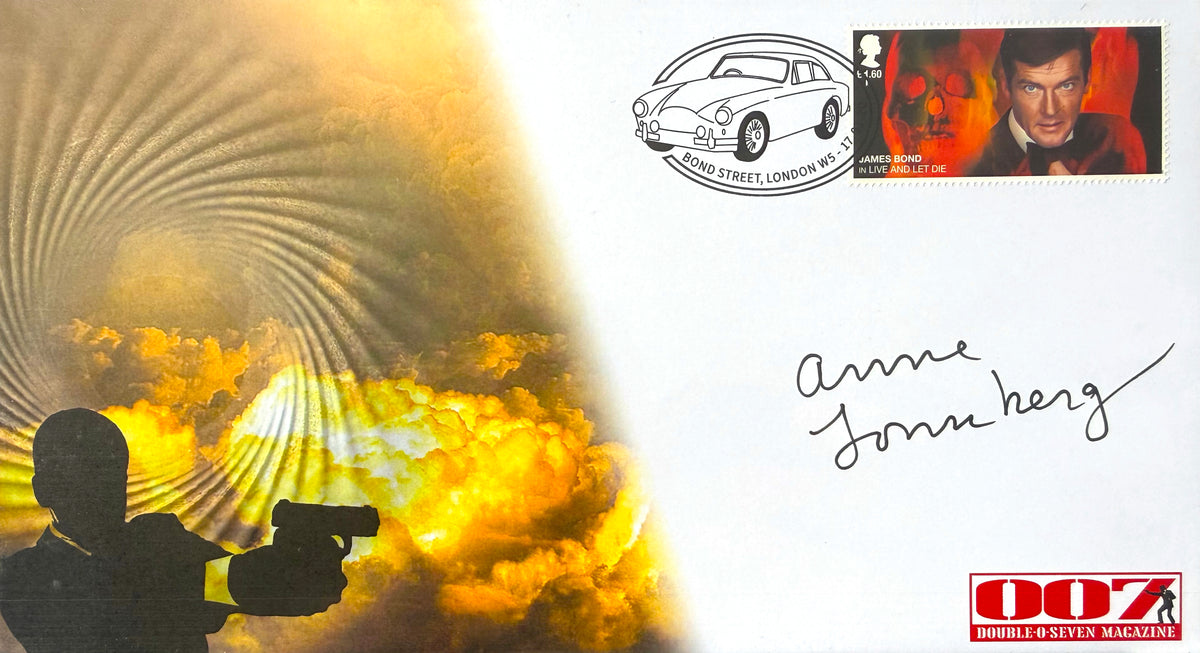 Anne Lonnberg, Moonraker, James Bond 007, Hand Signed FDC - First Day Cover