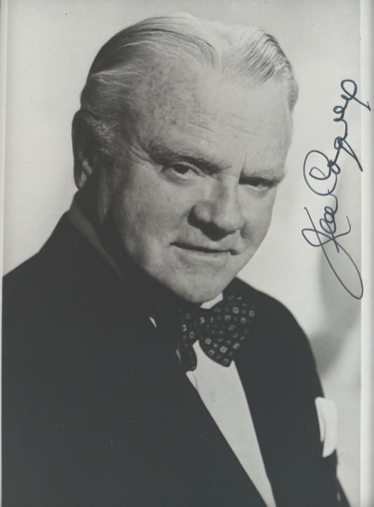 James Cagney, Iconic Actor, Hand Signed Framed 15cm x 10cm Original Photo & COA