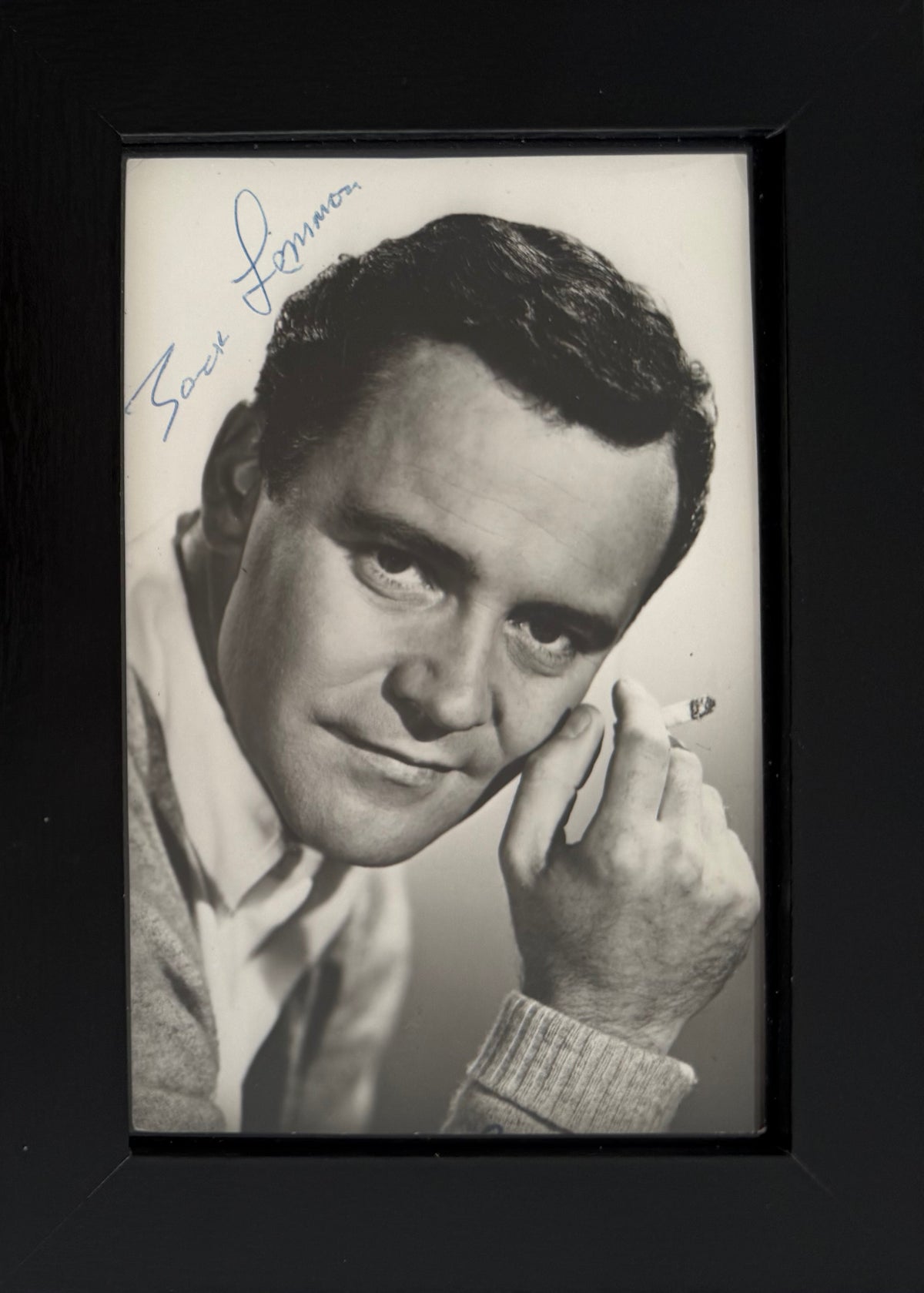 Jack Lemmon, Actor, Hand Signed Framed Original Photo & COA