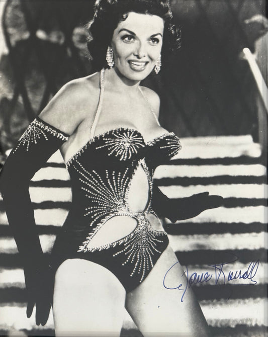 Jane Russell, American Actress, Hand Signed Original Film Photo & COA