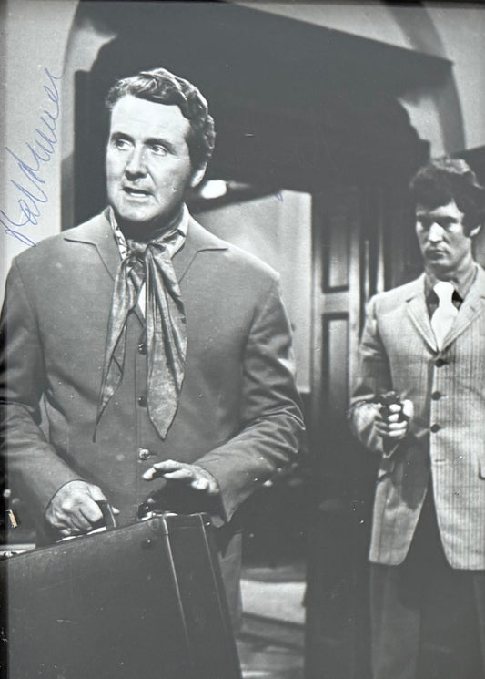 Patrick Macnee, Iconic Actor, Hand Signed Framed 15cm x 10cm Original Photo & COA