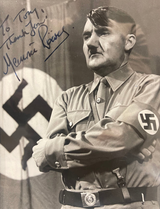 MAURICE ROEVES HAND SIGNED (FRAMED 7' X 5' INCH) PUBLICITY PHOTO WITH COA