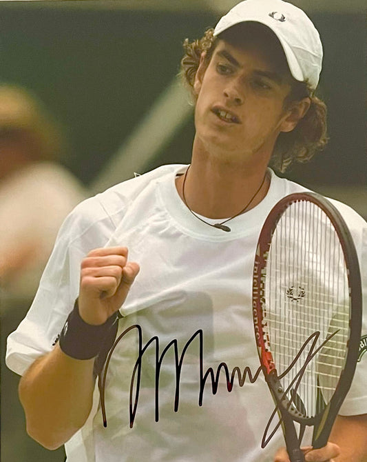 Andy Murray 100% Hand Signed Large Framed 16 x 14 inch Photo & UACC COA