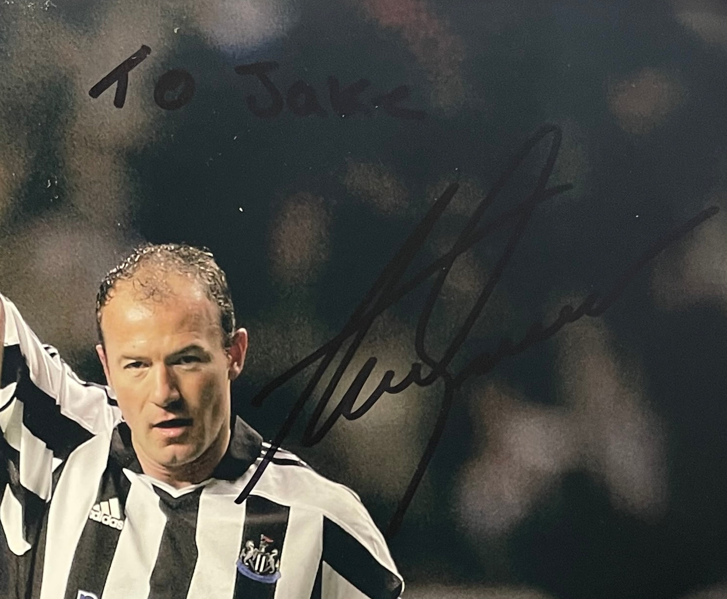 Alan Shearer Newcastle United, England Legend, Hand Signed Framed Photo & AFTAL COA