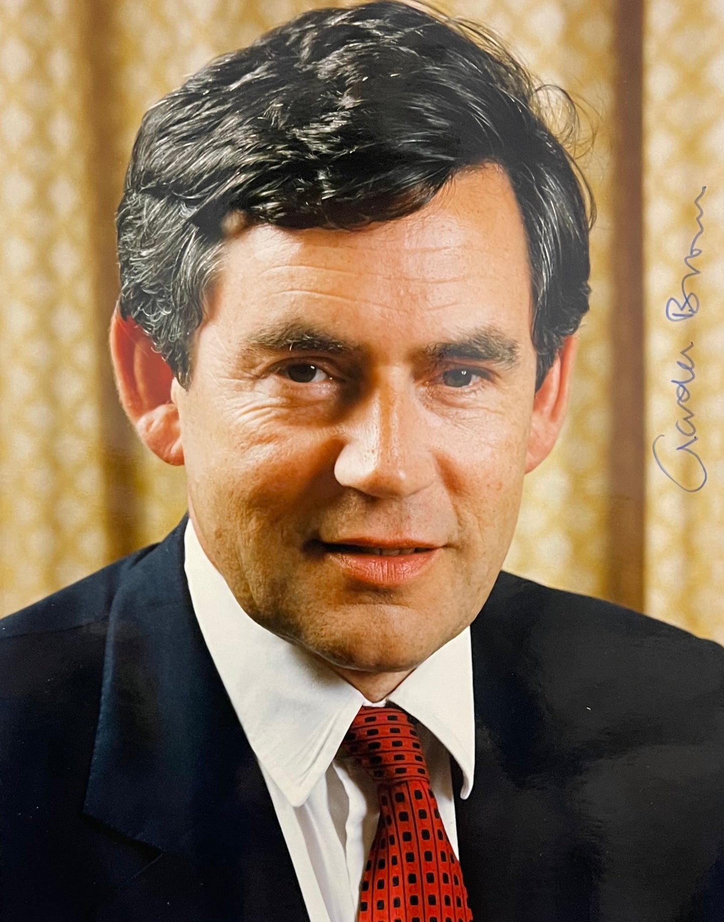 Gordon Brown, Former British Prime Minister, Hand Signed Photo With COA