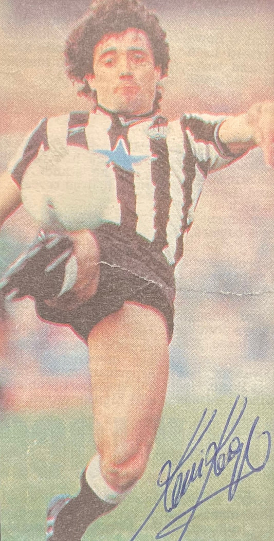 KEVIN KEEGAN HAND SIGNED NEWCASTLE UNITED FRAMED MAGAZINE PHOTO WITH COA