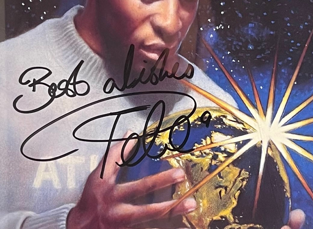 Pele - Hand Signed Large Framed 23' inch x 18' inch Limited Edition Print & COA