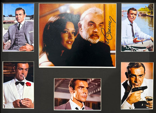 Sean Connery, Former James Bond 007, Hand Signed Photo Presentation With AFTAL COA