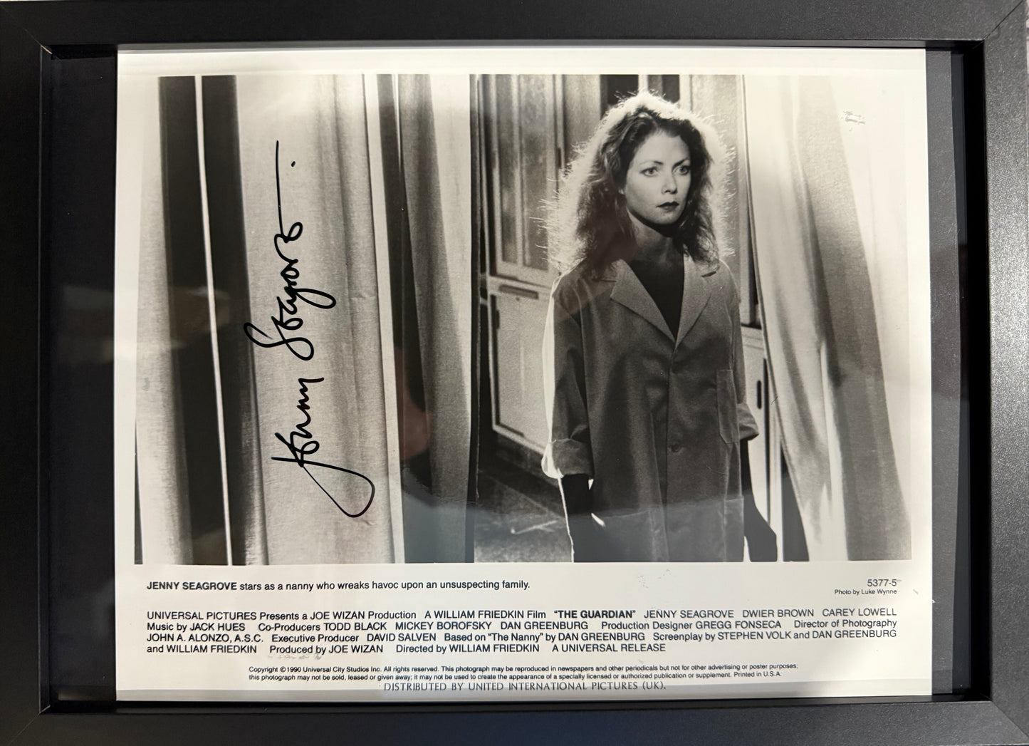 Jenny Seagrove, Hand Signed Framed 'The Guardian' Official Film Photo With COA