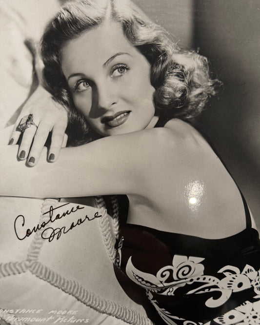 Constance Moore, Actress, Hand Signed Framed Official Film Photo & COA