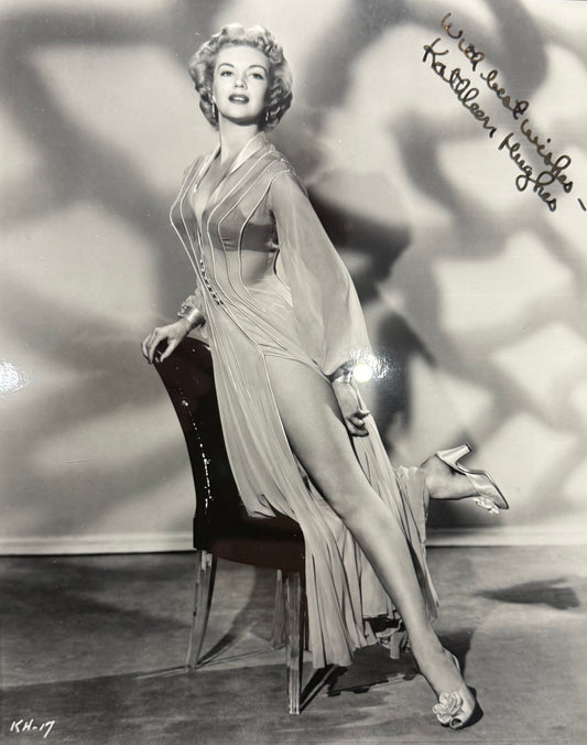 Kathleen Hughes, Actress, Hand Signed Framed Official Film Photo & COA