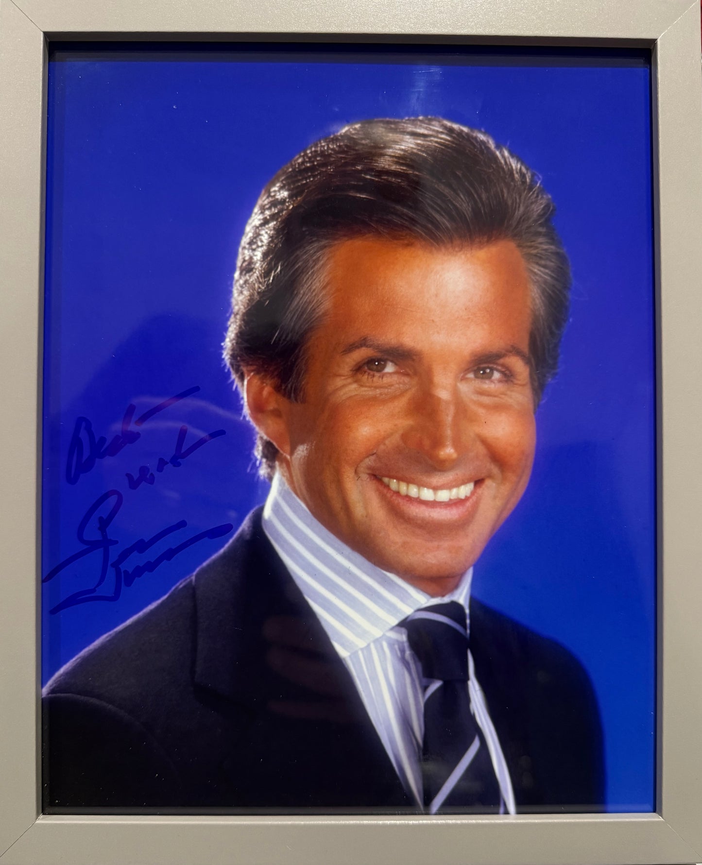 George Hamilton, Actor, Hand Signed Framed, Mounted Original Photo With COA