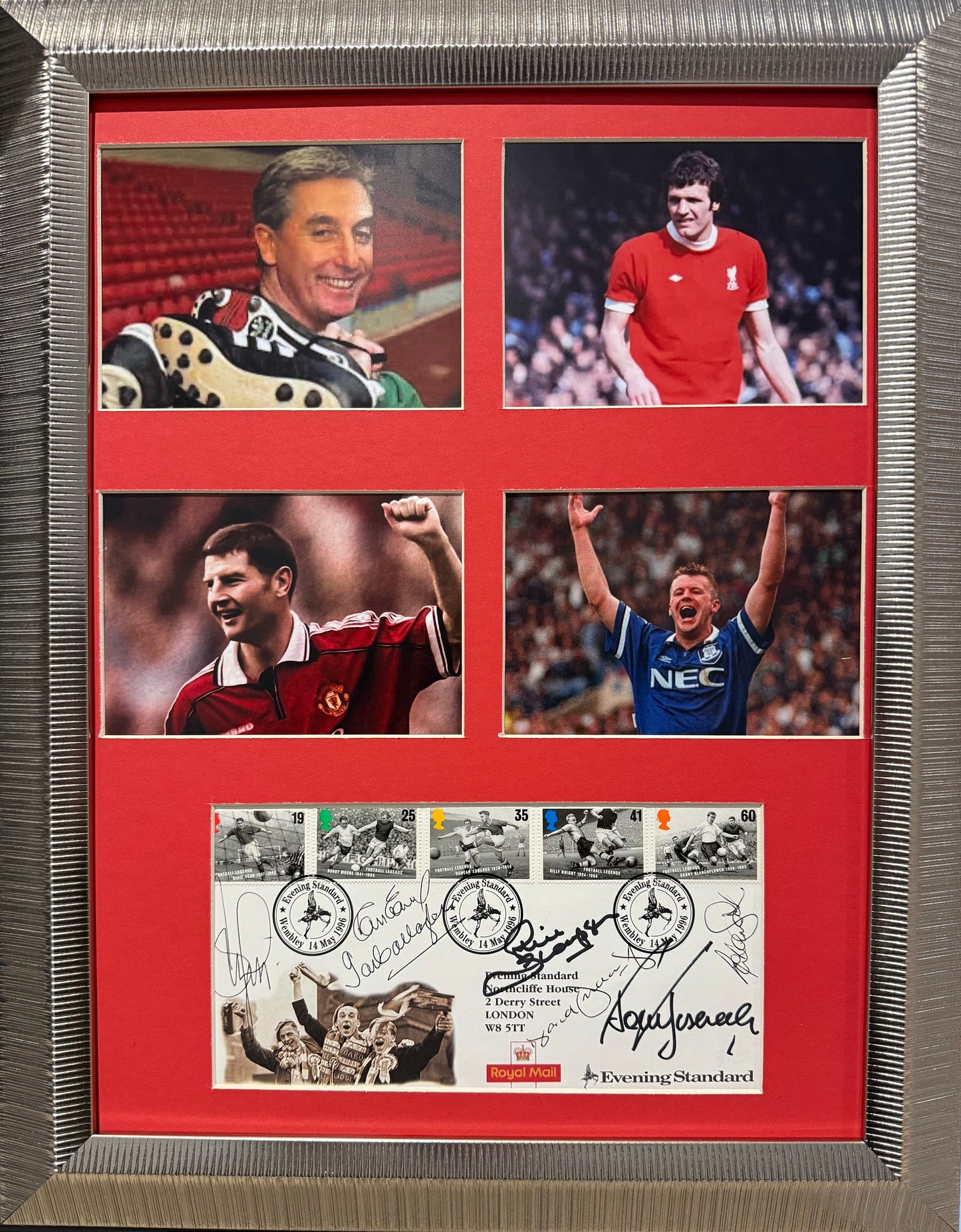 John Toshack, Roy Evans, Ian Callaghan + 4, Original Hand Signed FDC Presentation & COA