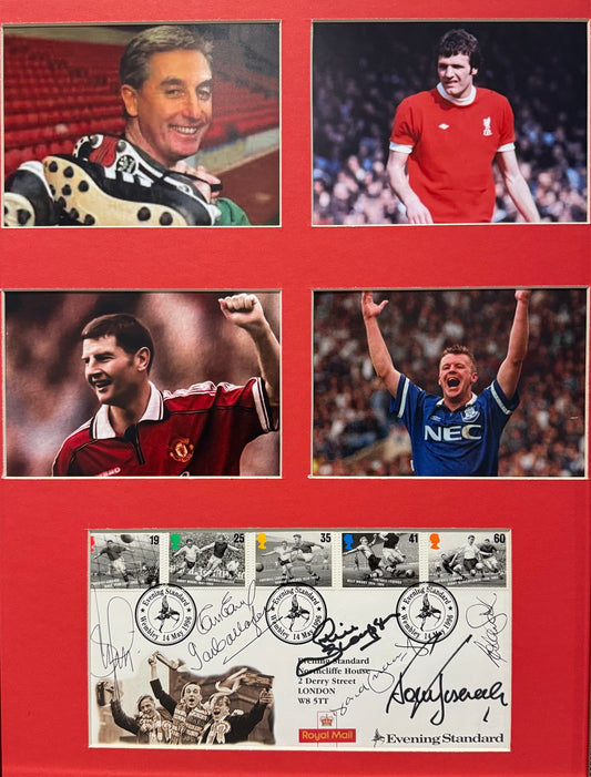 John Toshack, Roy Evans, Ian Callaghan + 4, Original Hand Signed FDC Presentation & COA