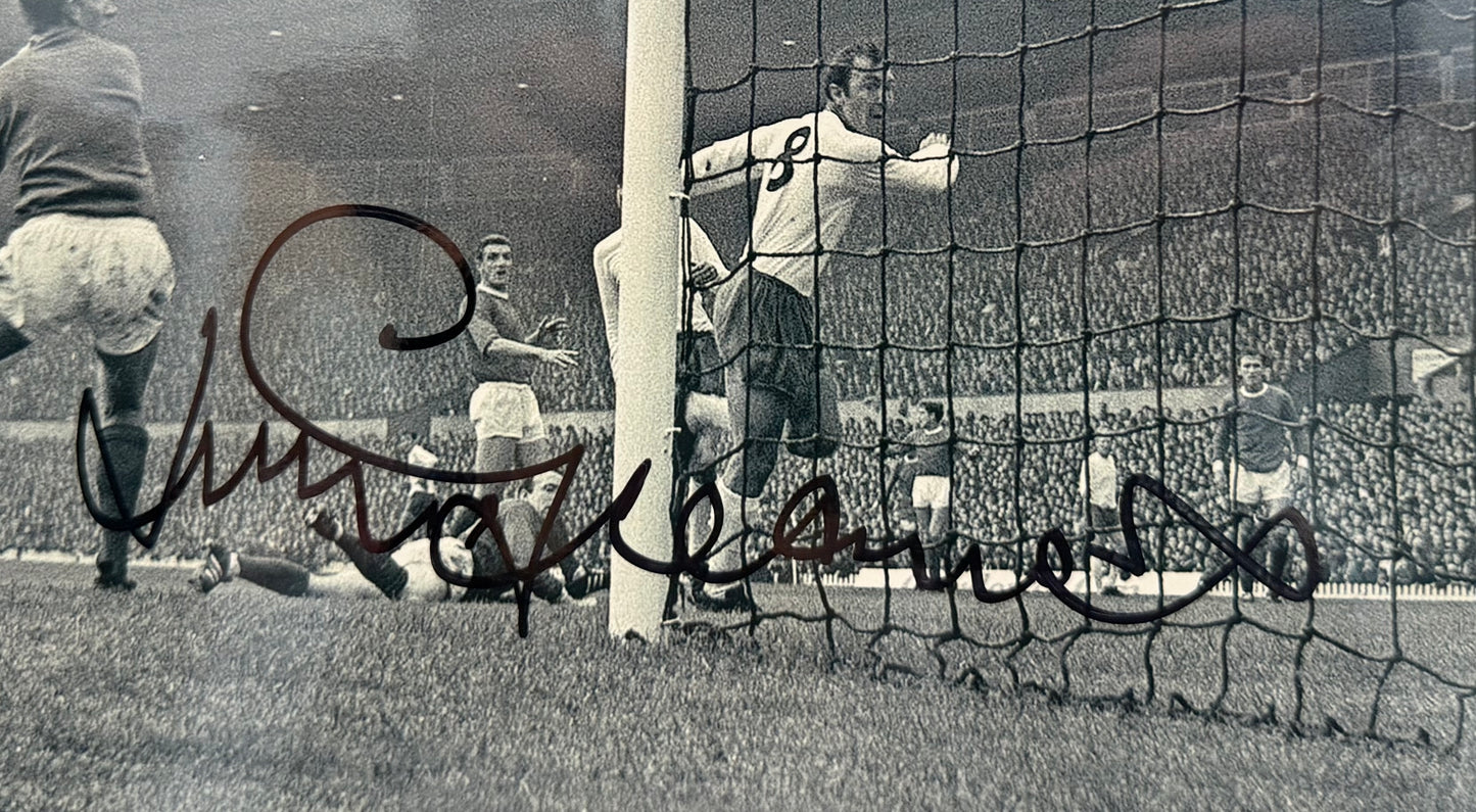 Jimmy Greaves, England And Spurs Legend, Hand Signed Photo & AFTAL COA