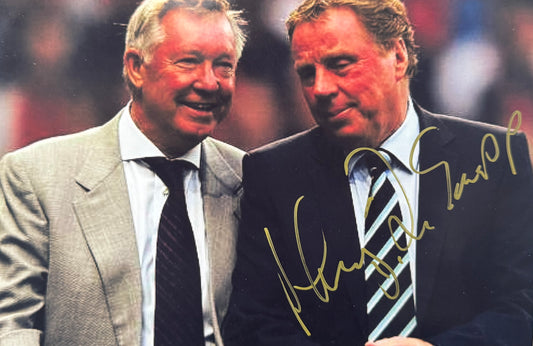 Harry Redknapp, Ex-Spurs WHU Manager, Hand Signed Photo & COA