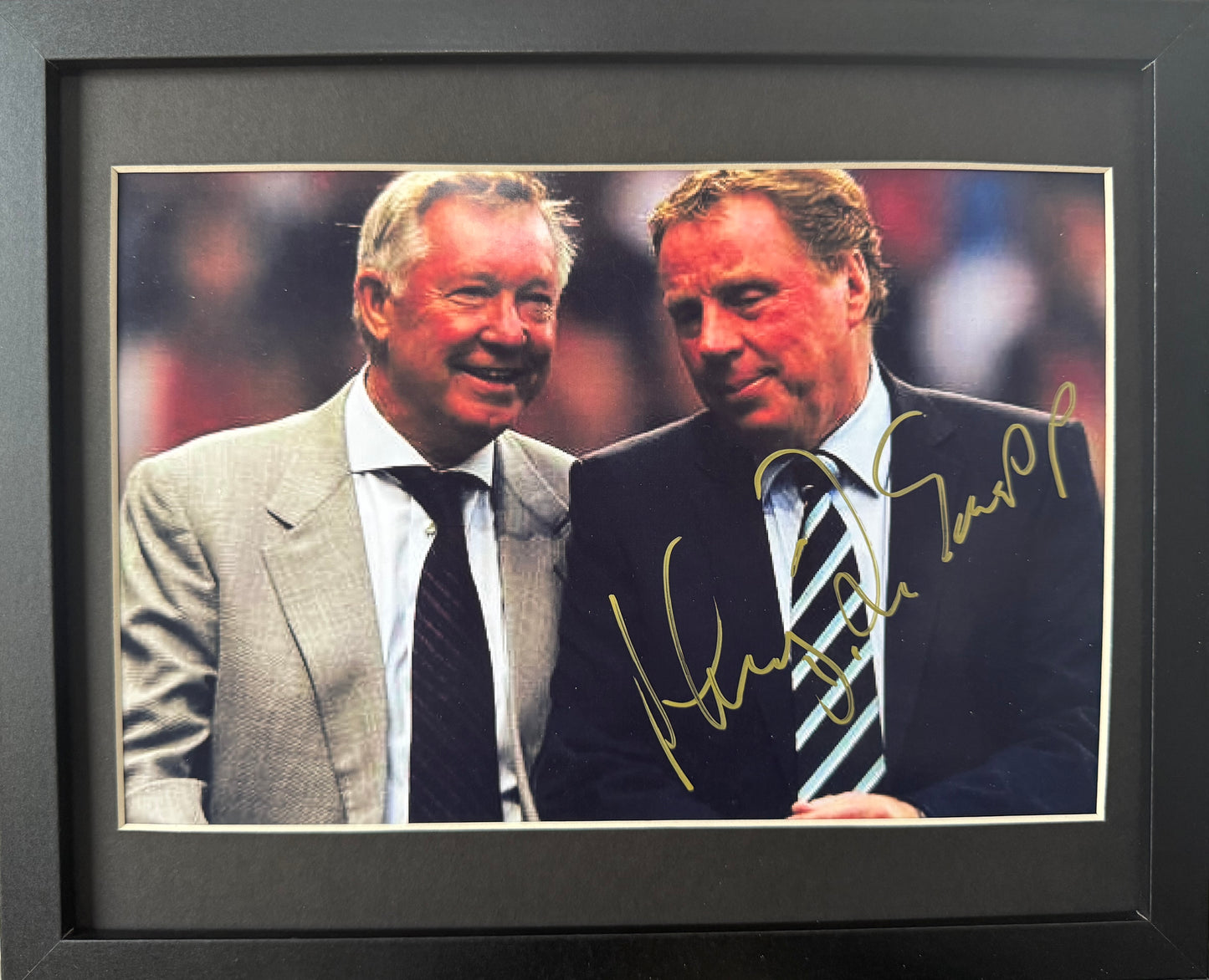 Harry Redknapp, Ex-Spurs WHU Manager, Hand Signed Photo & COA
