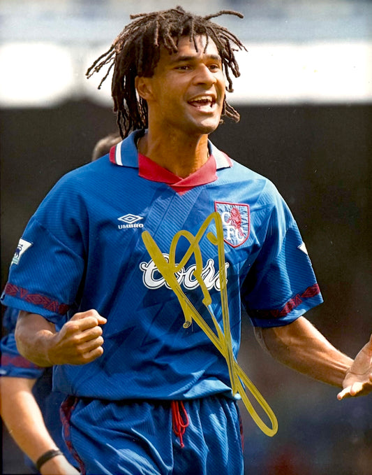 Ruud Gullit, Chelsea, AC Milan, Holland Legend, Hand Signed Photo With COA