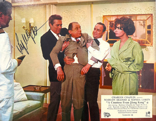 Sophia Loren, Guaranteed Hand Signed Framed (10' x 8' inch) Original Film Photo With AFTAL COA