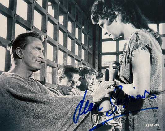 Jean Simmons, Actress, Hand Signed Framed Official Spartacus Film Photo & AFTAL COA