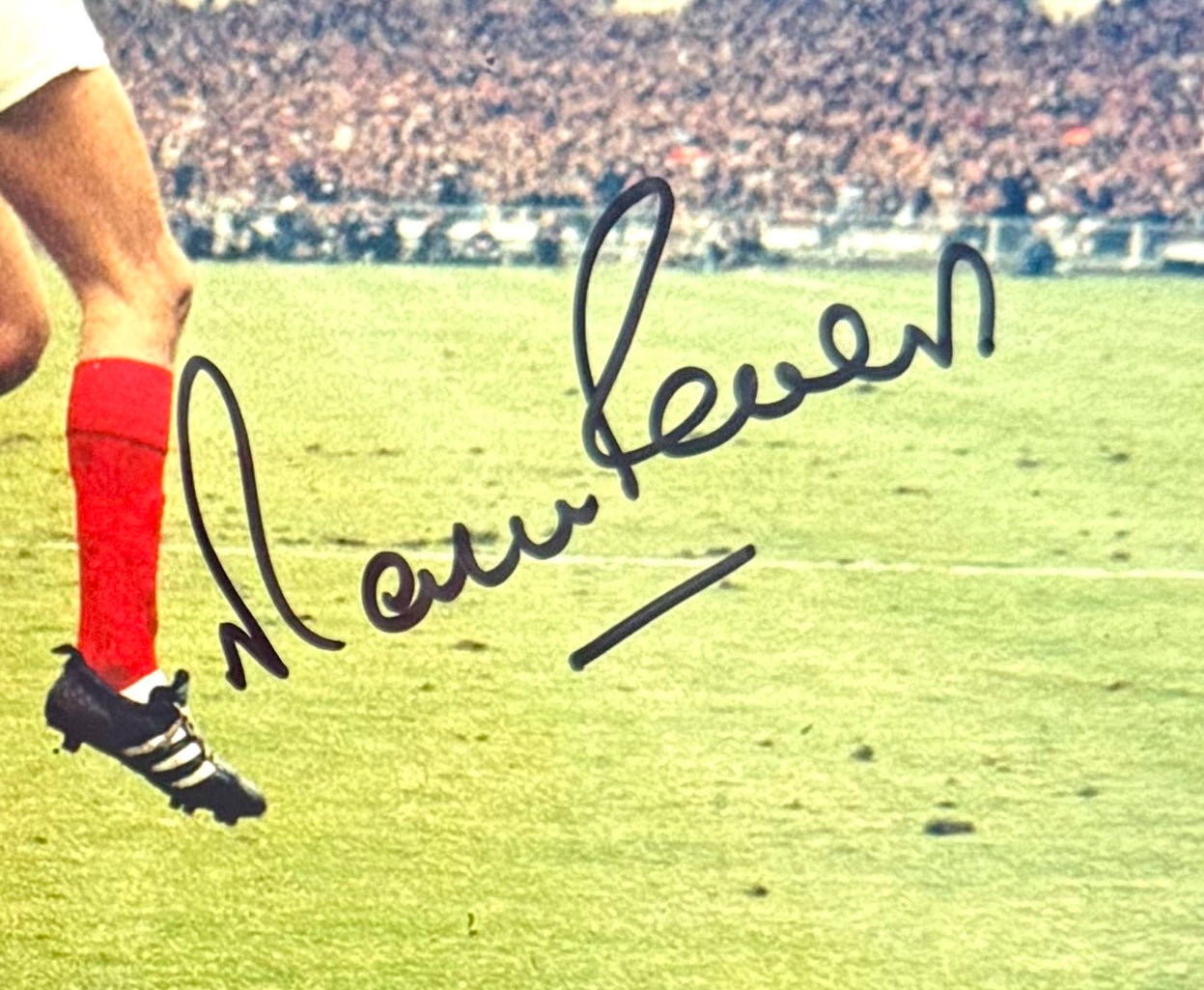 Geoff Hurst, Martin Peters, England, WHU Legends, Hand Signed Photo With AFTAL COA