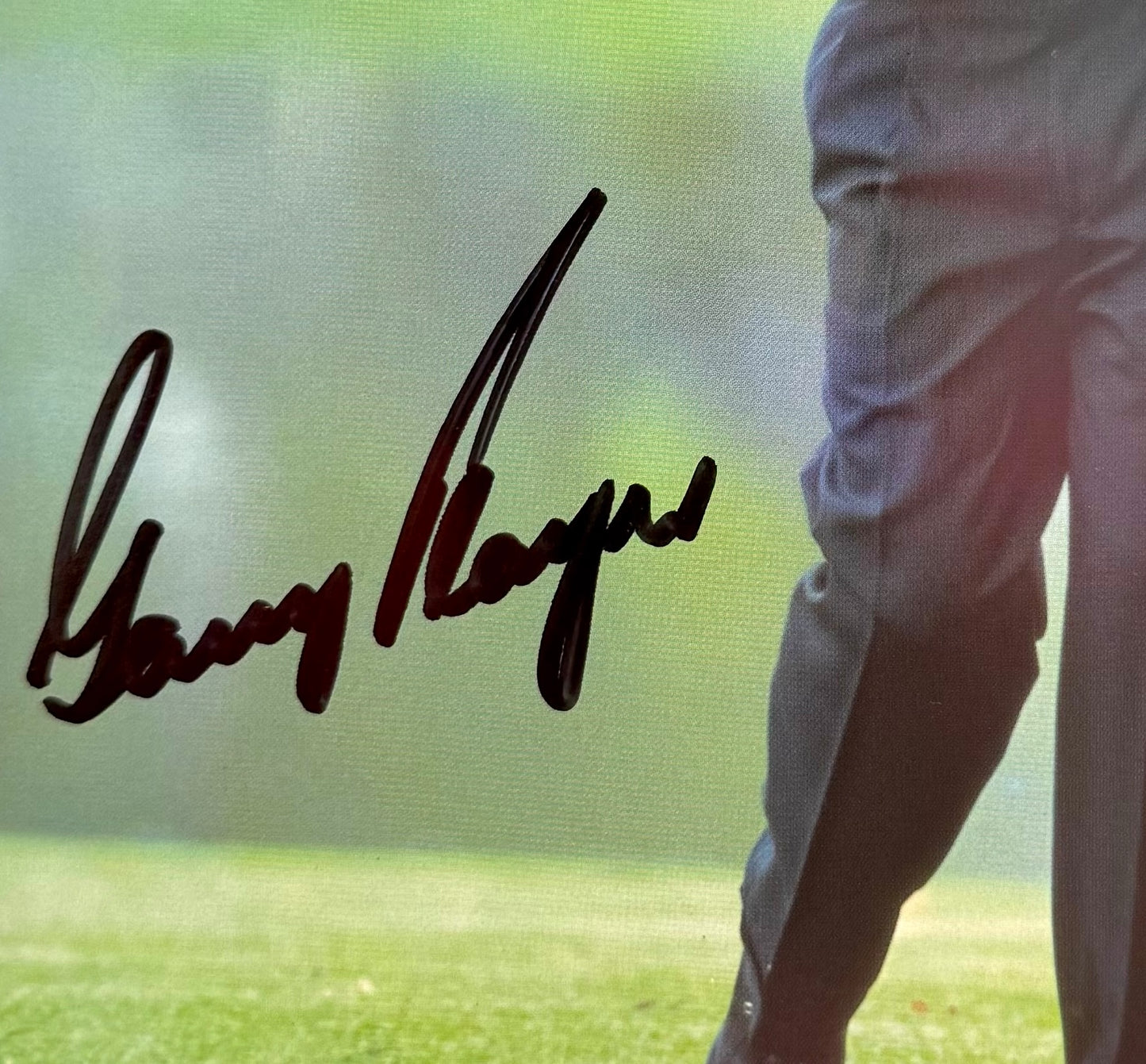 Gary Player, Golf Legend, Hand Signed Publicity Photo, 30cm x 20cm Framed With COA