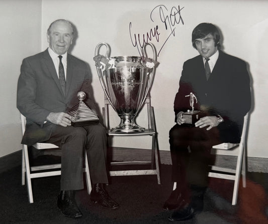 George Best, Manchester United Legend, Stunning Hand Signed Photo & COA