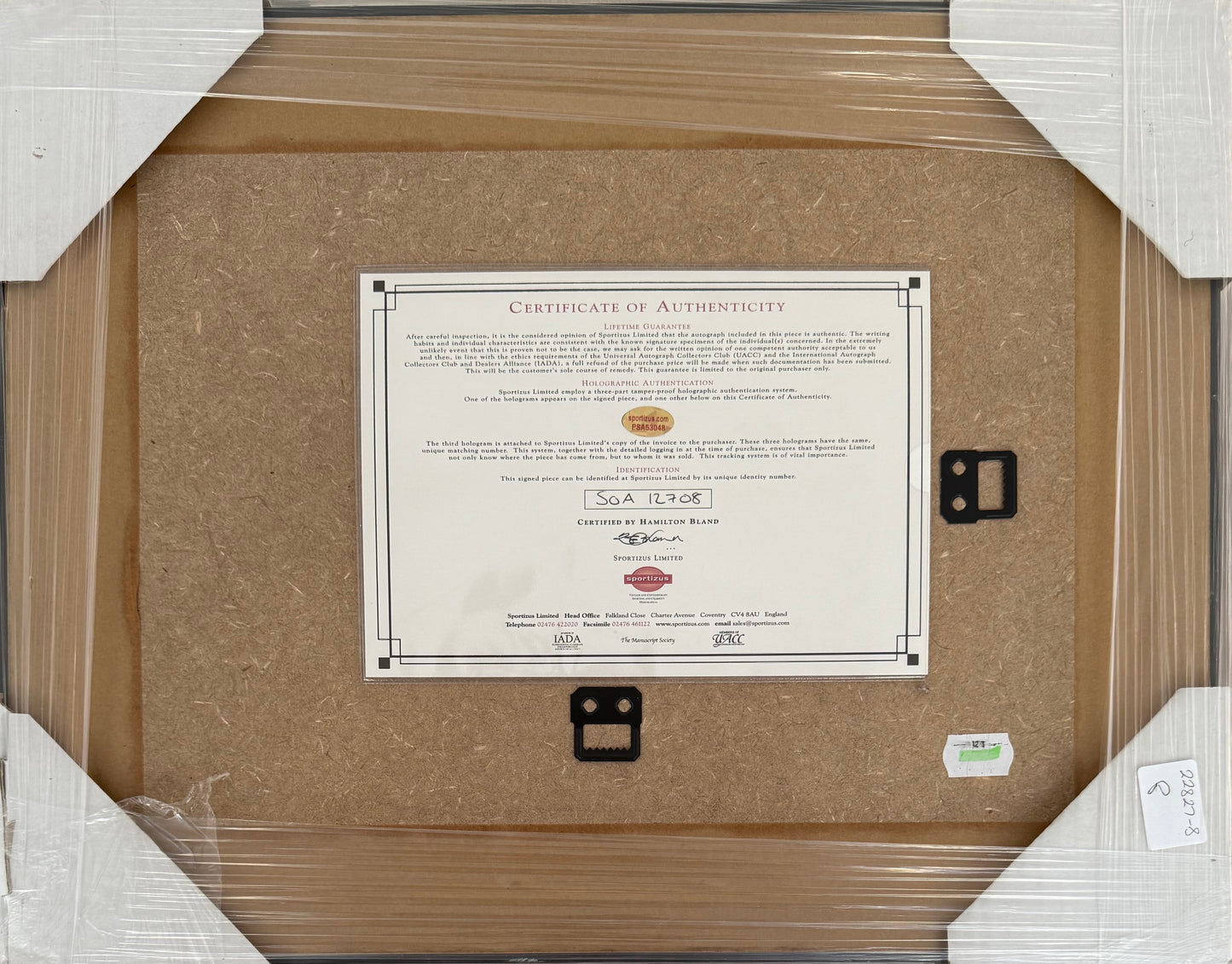 Diego Maradona, Hand Signed Framed 45cm x 35cm Original Photo With 'Sportizus' COA