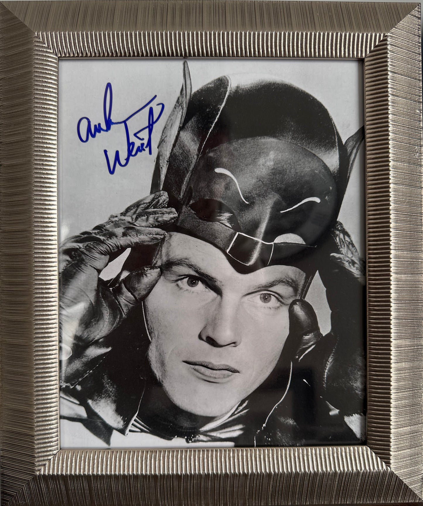 Adam West, Original 'Batman' Series Framed Photo With AFTAL Member COA