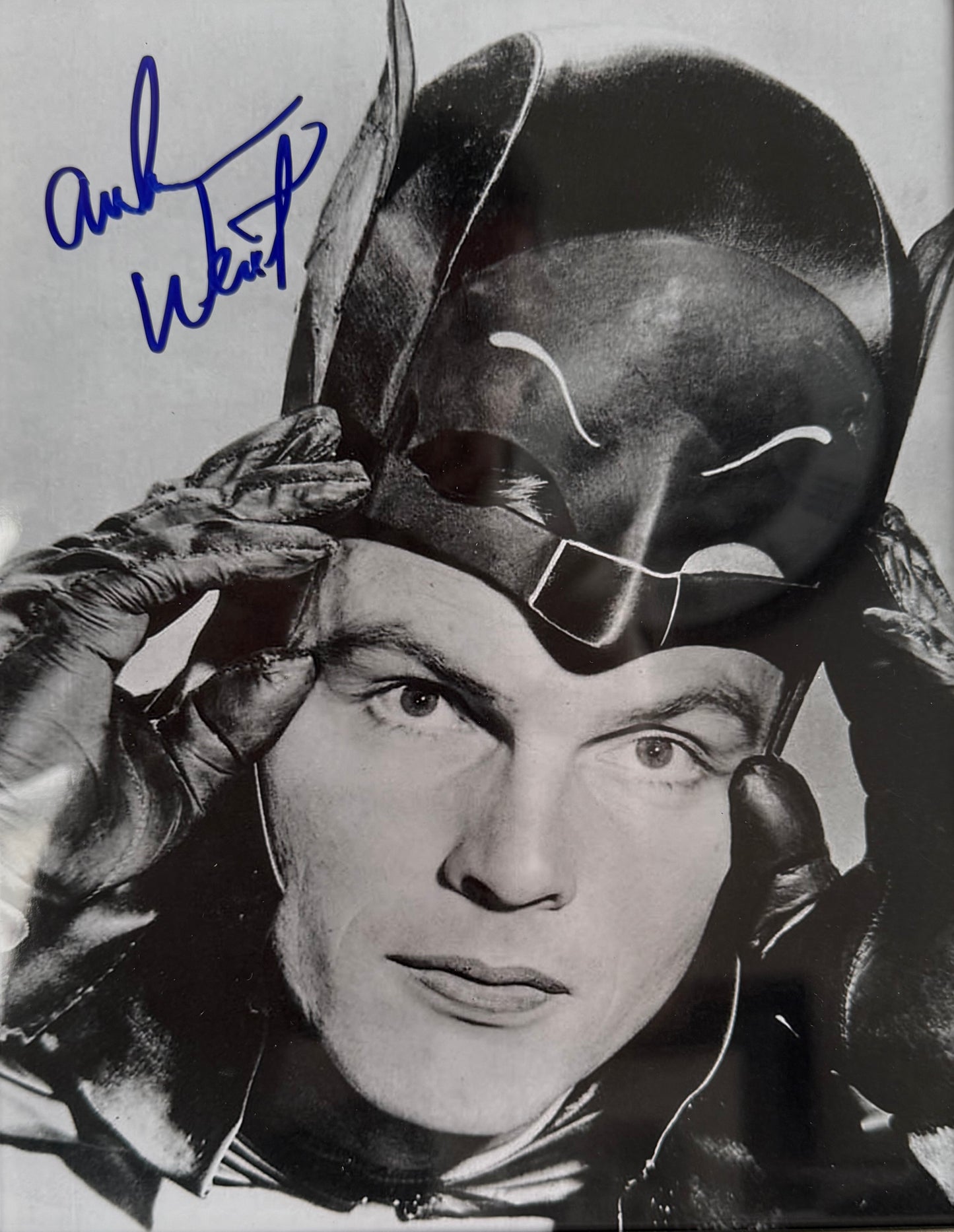 Adam West, Original 'Batman' Series Framed Photo With AFTAL Member COA