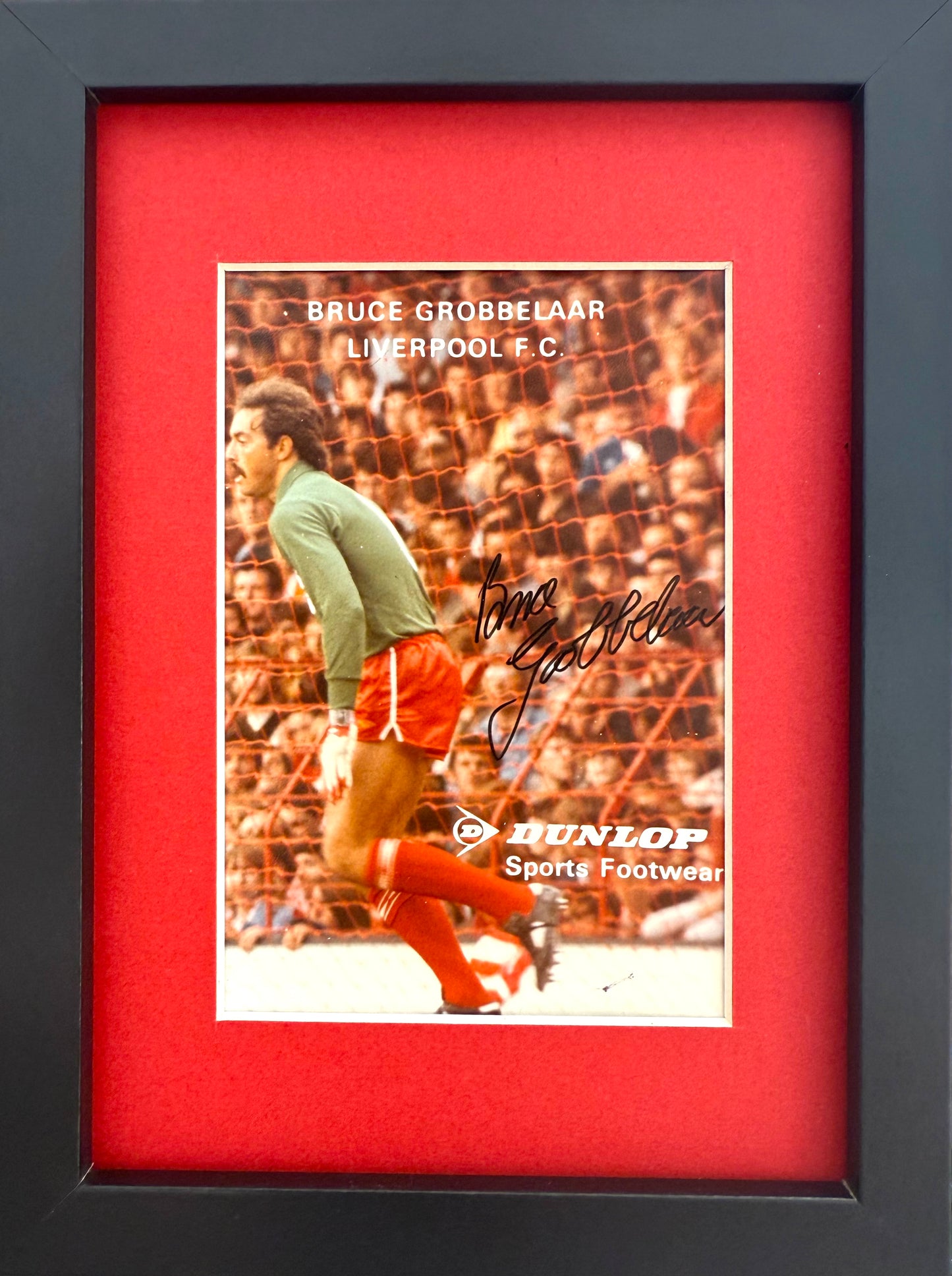 Bruce Grobbelaar, Liverpool Legend, Hand Signed Publicity Card With COA