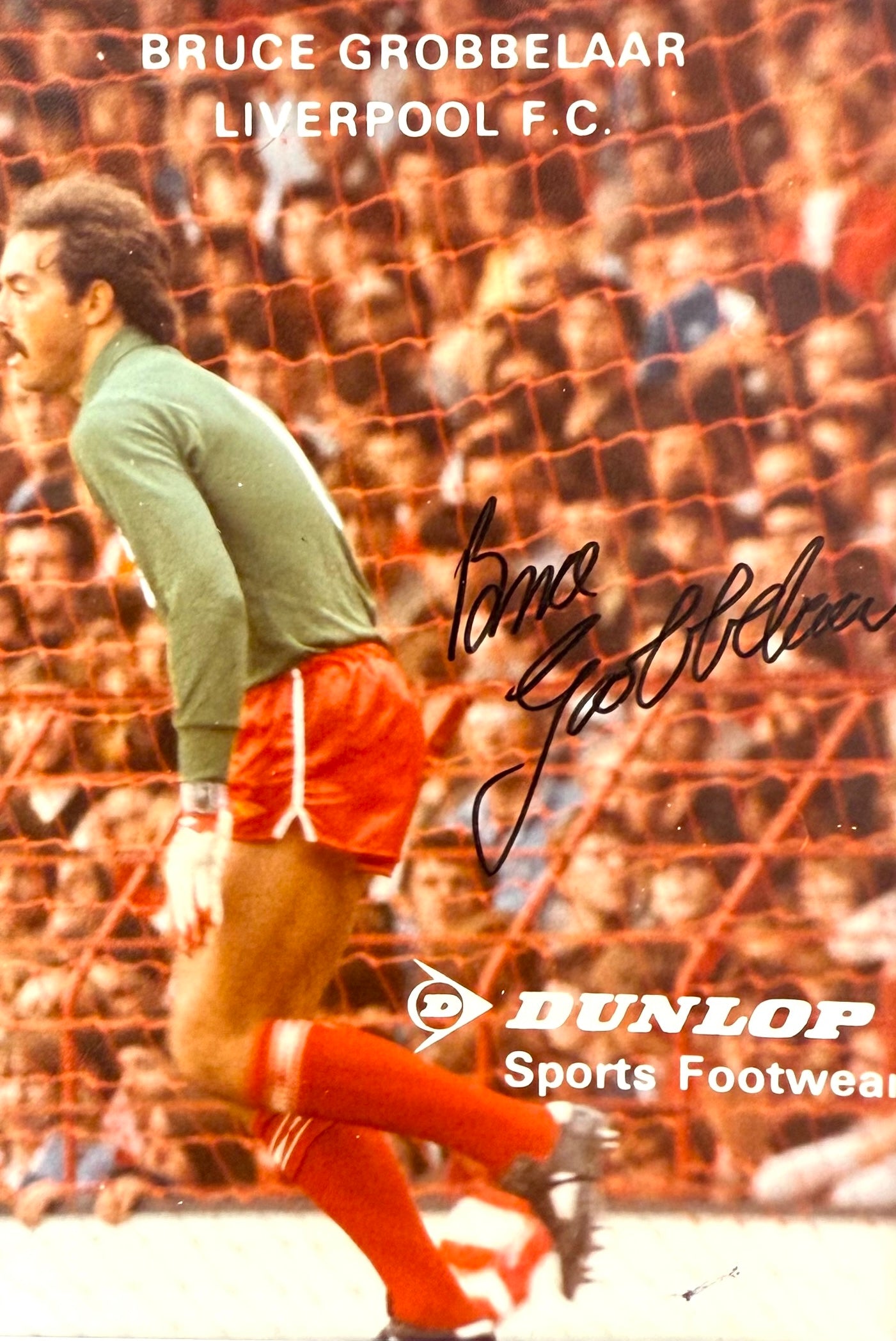 Bruce Grobbelaar, Liverpool Legend, Hand Signed Publicity Card With COA
