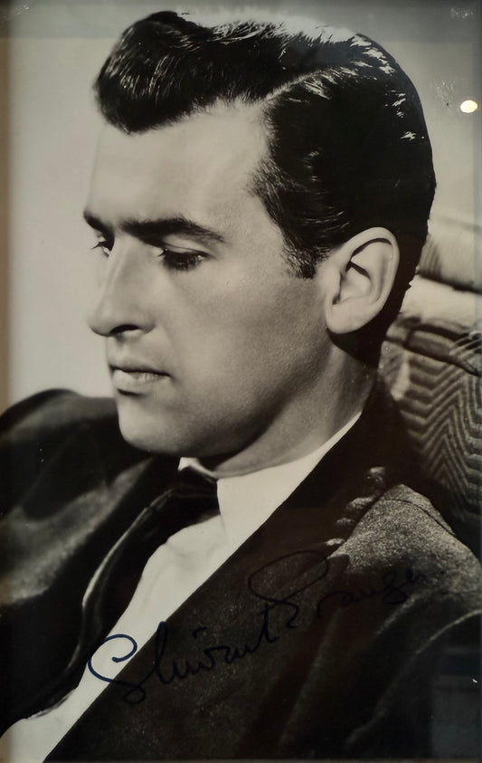 Stewart Granger Hand Signed Postcard Photo With AFTAL Member COA