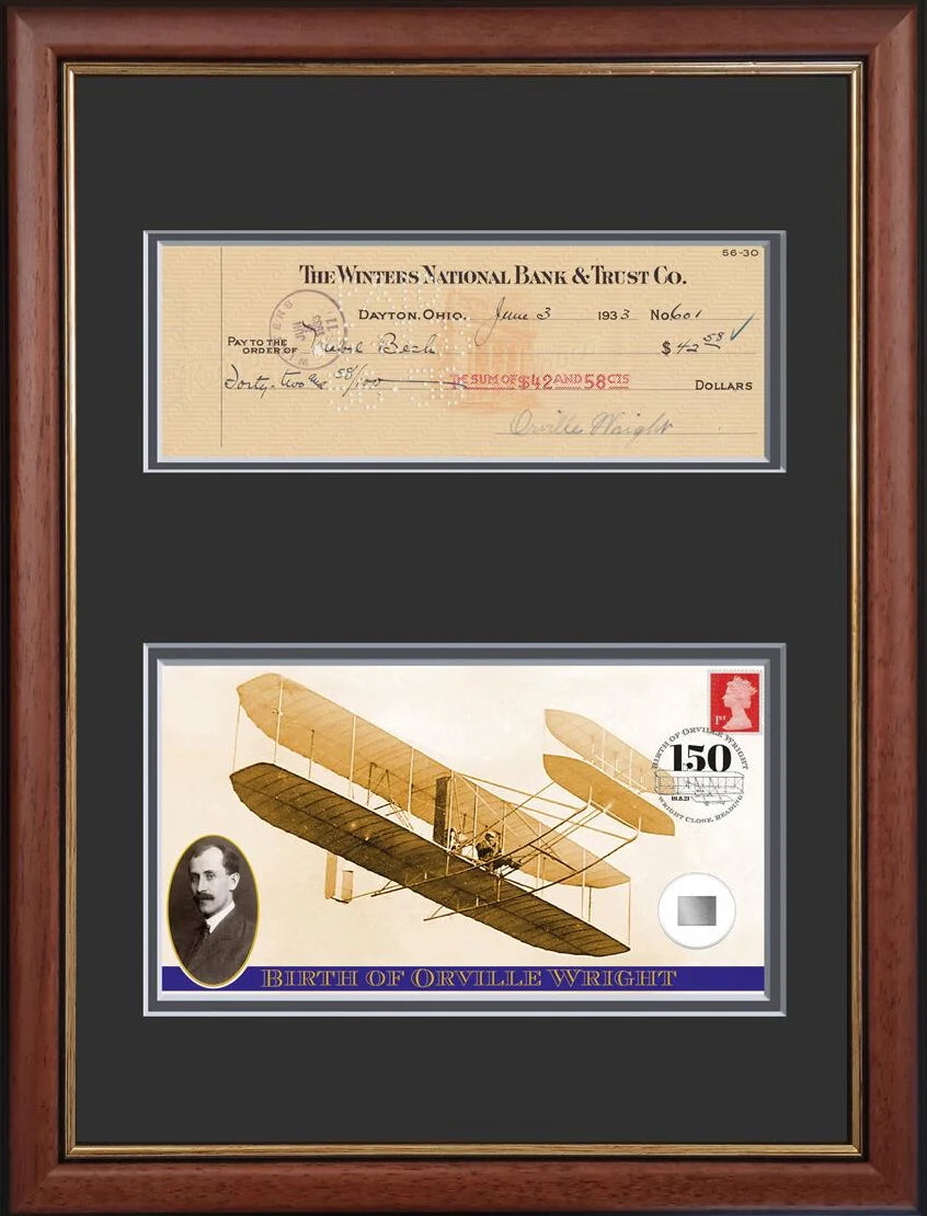 The 'Wright Flyer', Actual Part Of The Plane, Orville Wright Signed, John Reznikoff Authenticated COA - True History