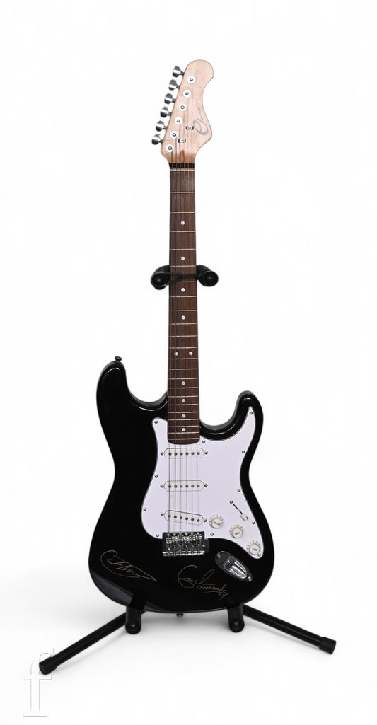 Eric Clapton, Carlos Santana, Guitarist Legends, Hand Signed Guitar & COA