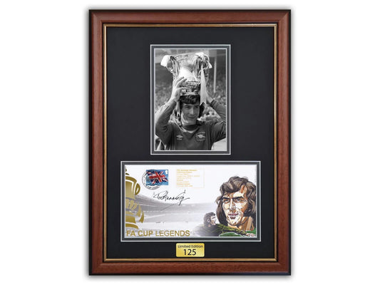 Pat Jennings, Arsenal Legend, Hand Signed Framed First Day Cover With COA