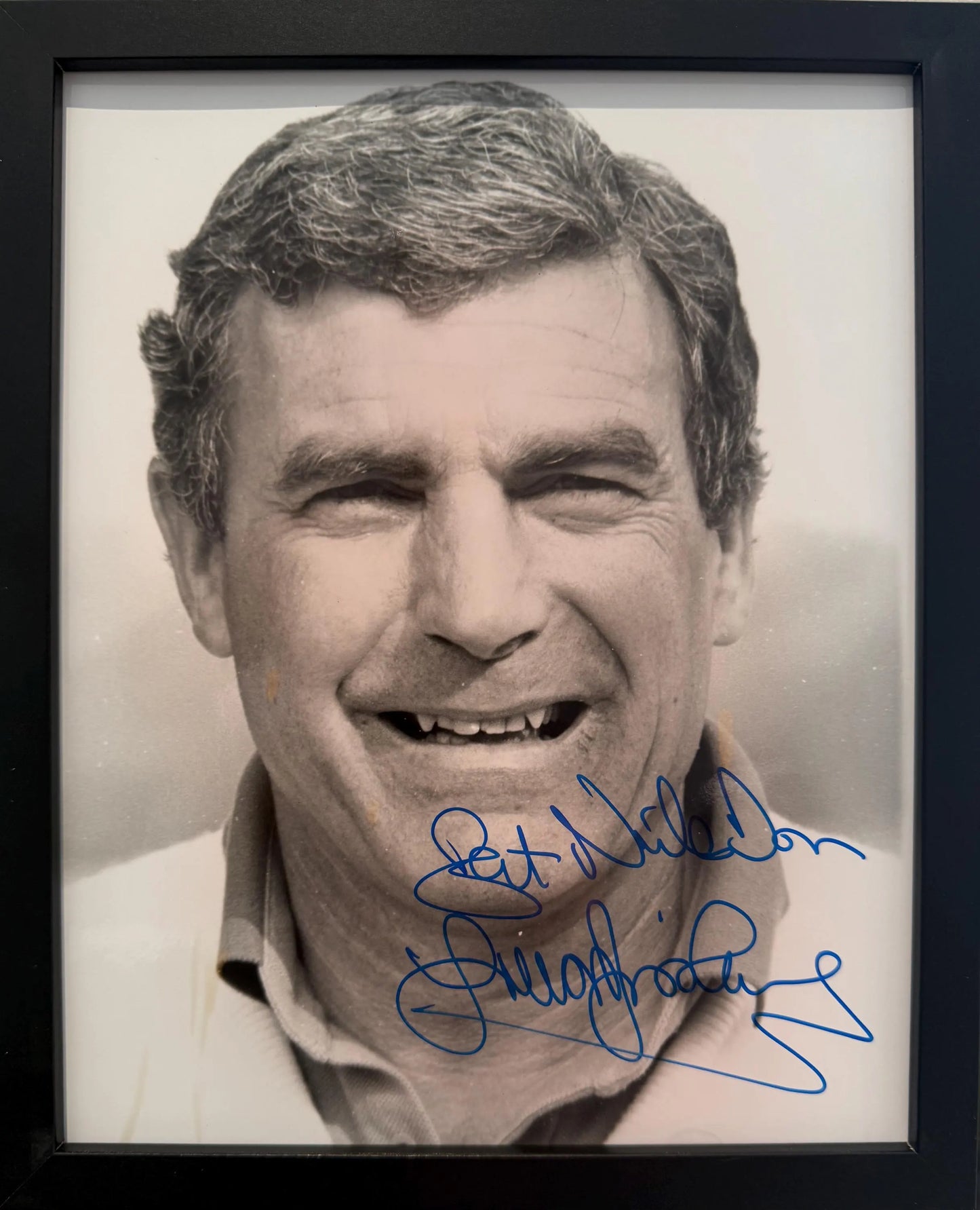 Sir Trevor Brooking, West Ham United Legend, Hand Signed Framed Photo With COA