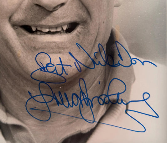 Sir Trevor Brooking, West Ham United Legend, Hand Signed Framed Photo With COA