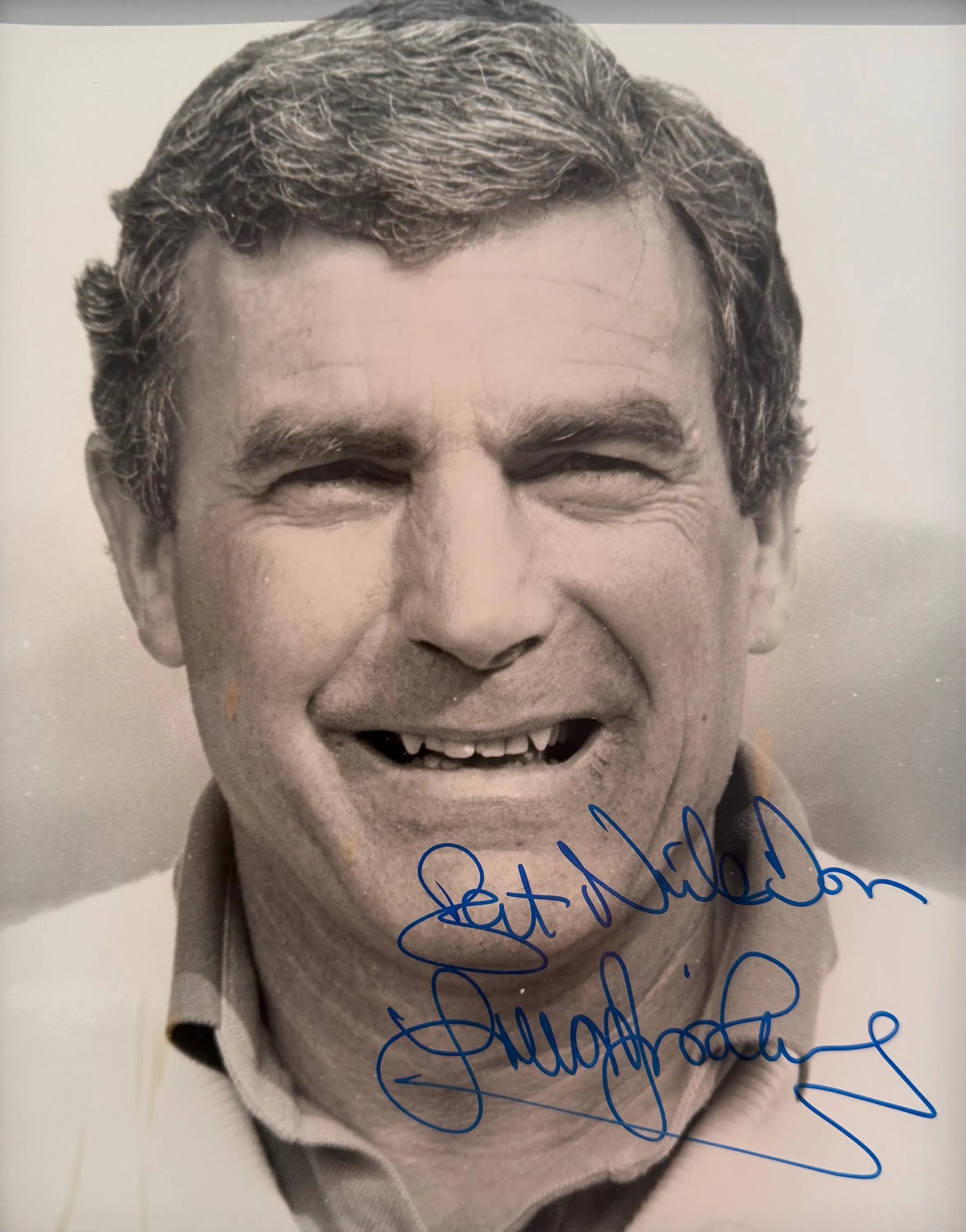 Sir Trevor Brooking, West Ham United Legend, Hand Signed Framed Photo With COA