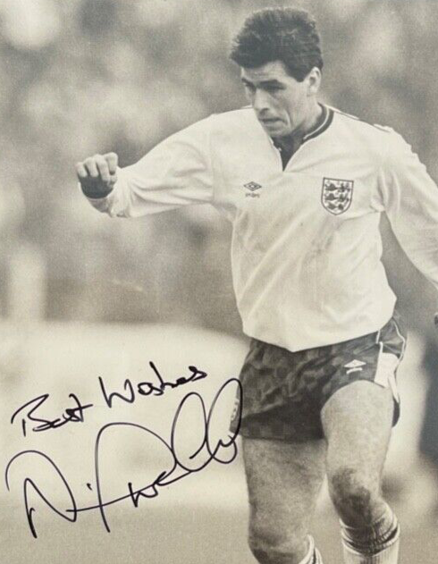 NEIL WEBB MANCHESTER UNITED/ENGLAND HAND SIGNED PHOTO WITH AFTAL COA