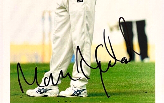 MARK RAMPRAKASH, FORMER CRICKETER, HAND SIGNED PHOTO WITH AFTAL COA
