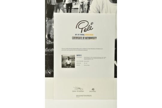 PELE VERY LIMITED EDITION 8 INDIVIDUAL HAND SIGNED PHOTO/PRINT COLLECTION