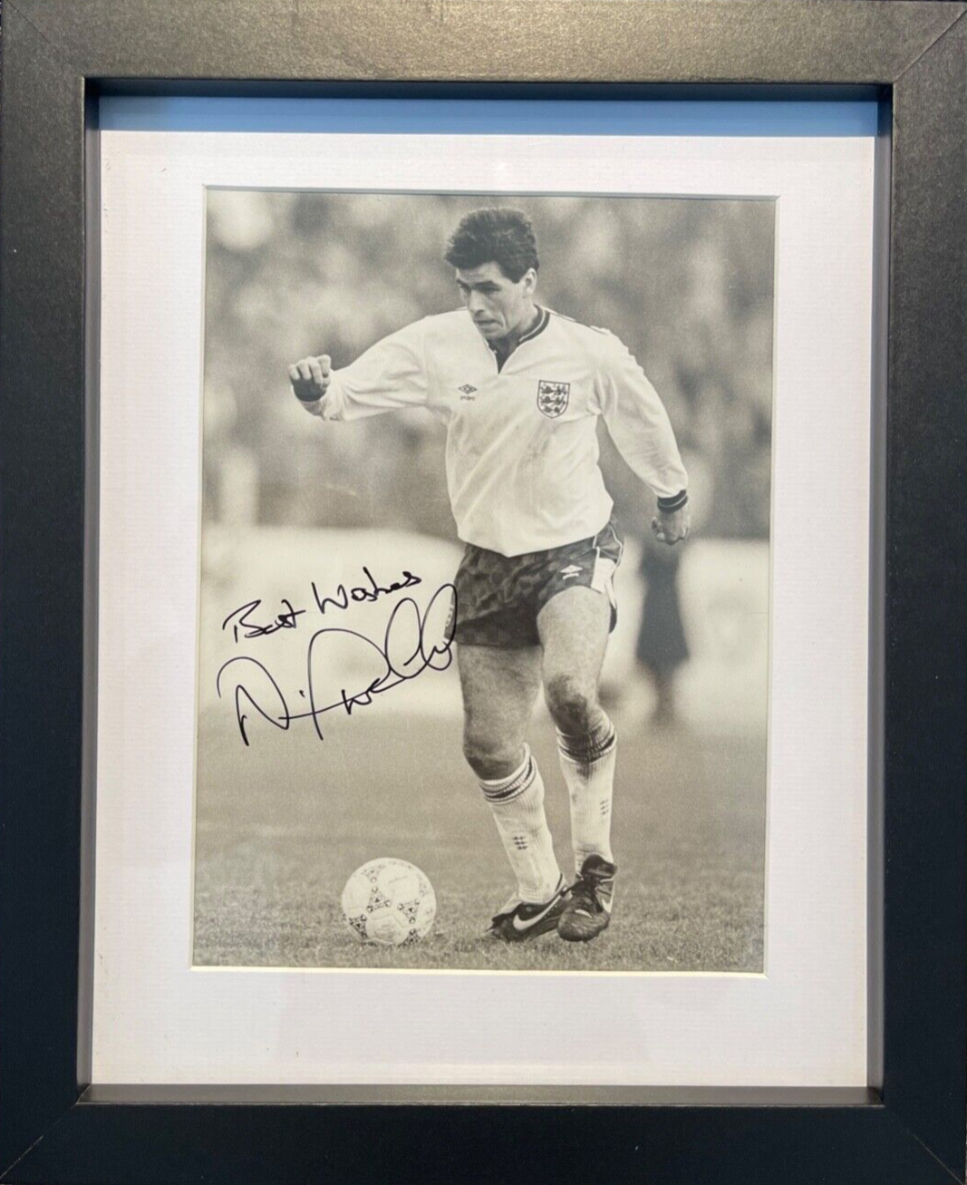 NEIL WEBB MANCHESTER UNITED/ENGLAND HAND SIGNED PHOTO WITH AFTAL COA