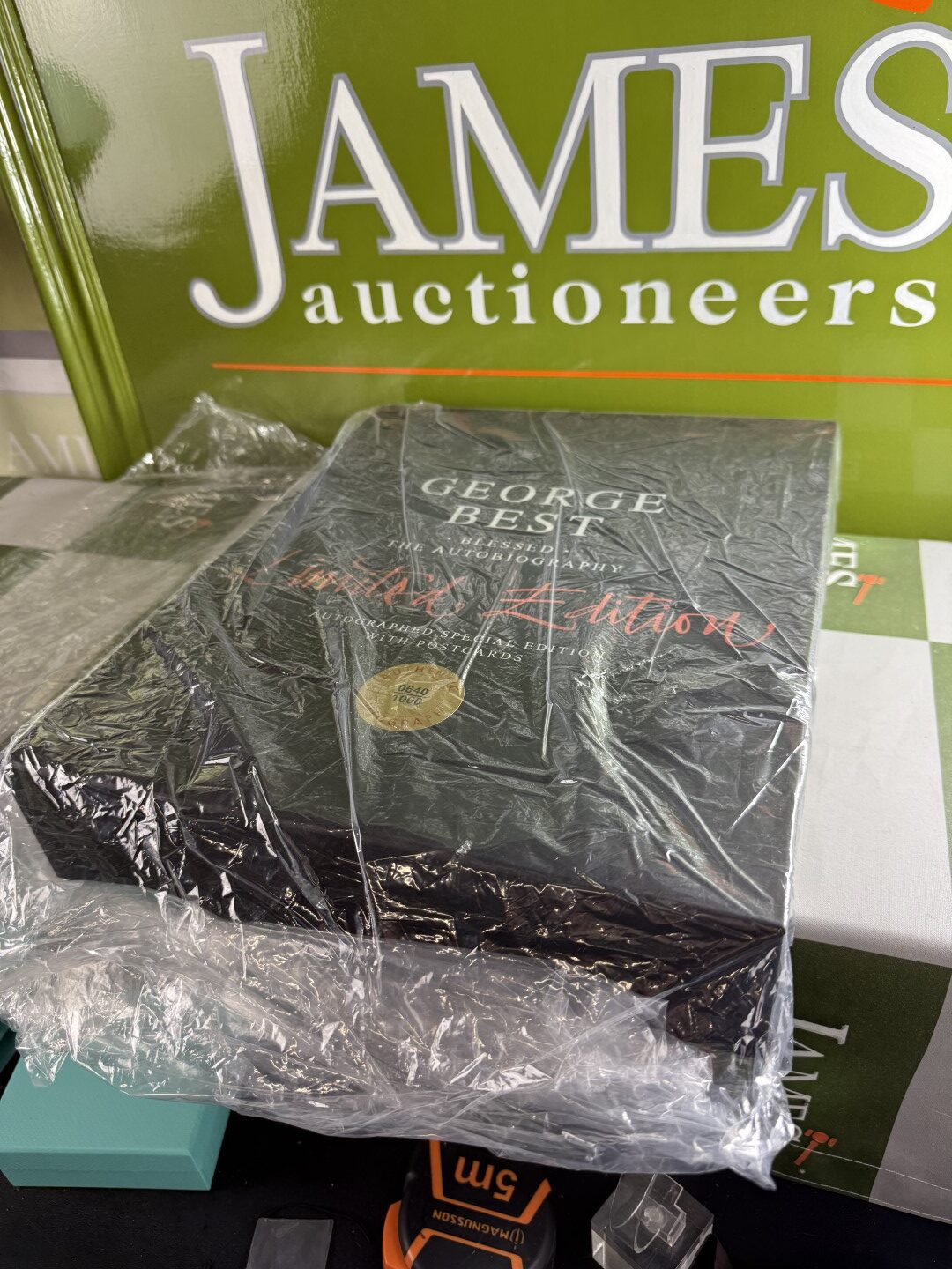 George Best Guaranteed Hand Signed Limited Edition 'Blessed’ Book, 640/1000, & COA