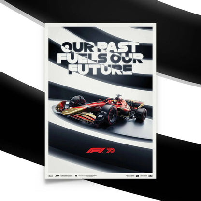 Official 70th Anniversary, Formula One, 70cm x 50cm Limited Edition Automobilist Poster